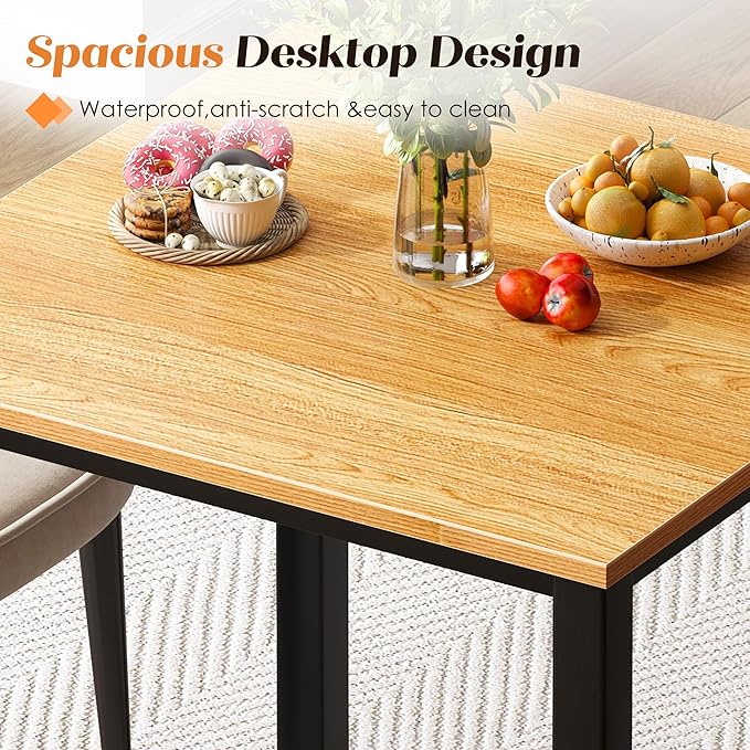 Need Small Square Dining Table- 31-1/2'' Sturdy and Heavy Duty Writing Desk - Image 6
