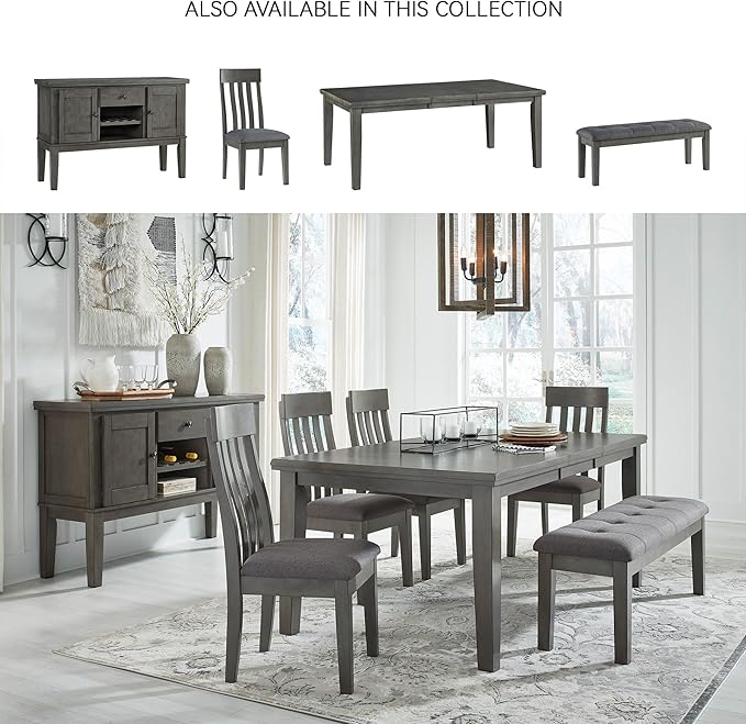 Signature Design by Ashley Hallanden Rustic Tufted Upholstered Dining Room Bench - Image 6