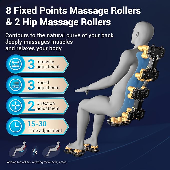 Full Body Zero Gravity Shiatsu Massage Chair - Image 4