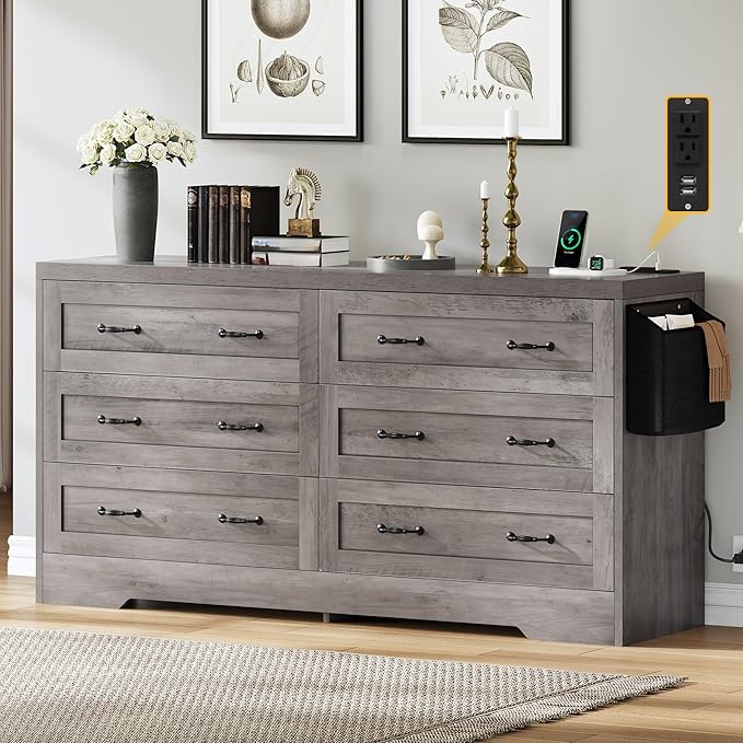 YITAHOME 6 Drawers TV Stand for 65 inches by YITAHOME