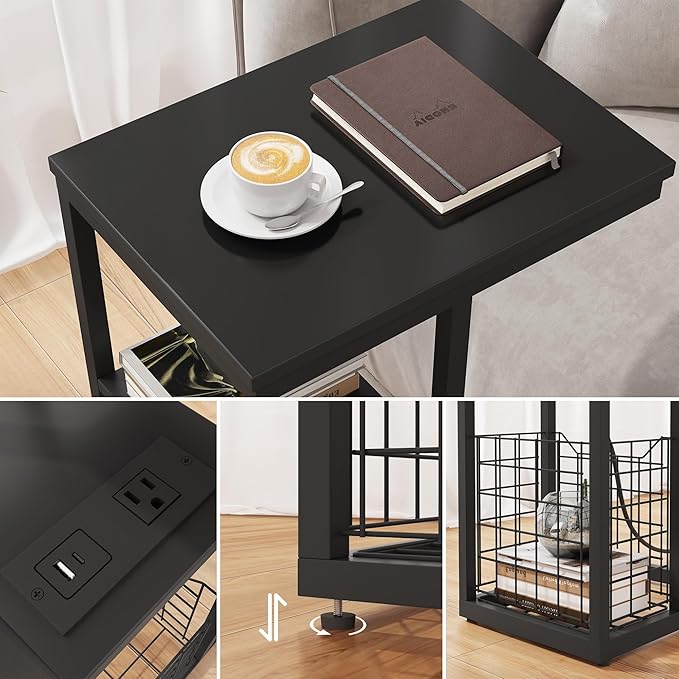 Vagusicc C Shaped End Table - Image 4