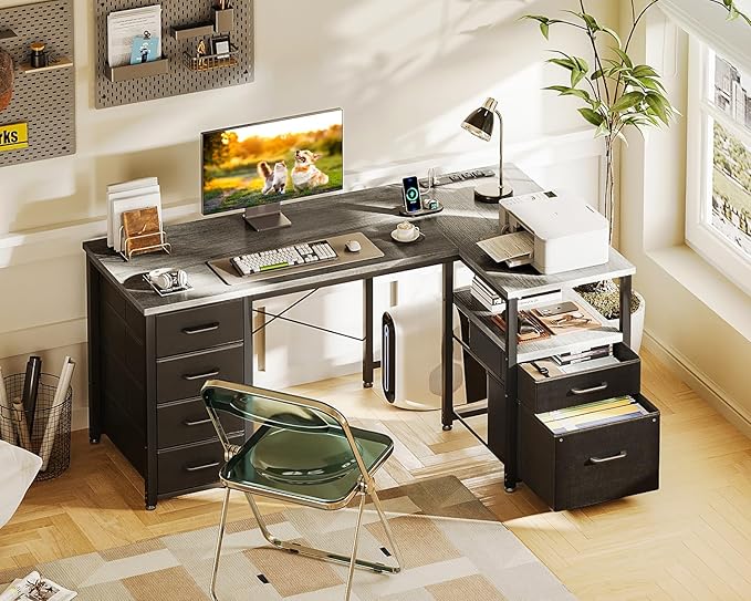 Coleshome L Shaped Computer Desk - Image 2
