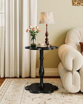Accent Solid Wood End Table for Living Room, Small Bedside Tables Nightstand by Unknown