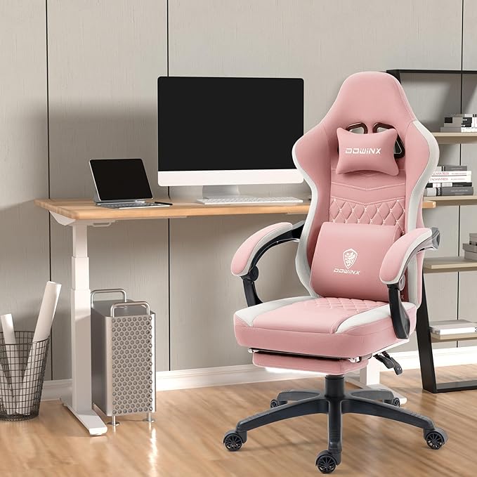 Dowinx Gaming Chair Breathable Fabric Game Chair - Image 2