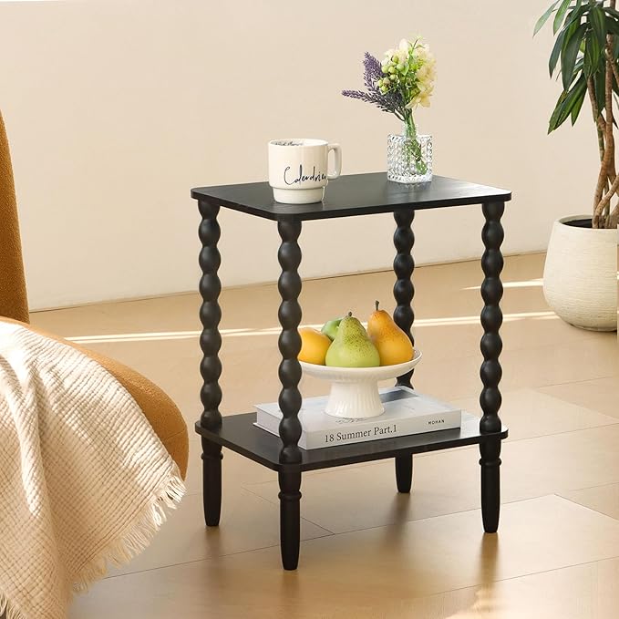 End Tables Set of 2, Small Side Table - Image 2