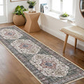Lahome Oriental Hallway Runner Rug, 2.5x8 Kitchen Runner Non Slip Ultra-Thin by Lahome