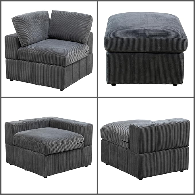 L Shaped Sectional Couches for Living Room, Modular Sectional Sofa - Image 6