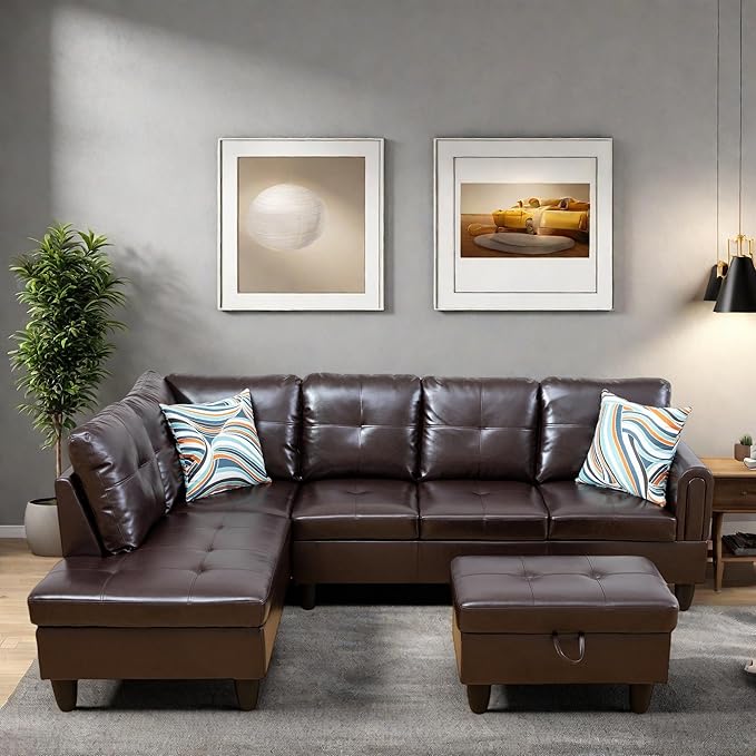 L Shaped Sectional Couches, Modular Sectional Modern Sofa - Image 3