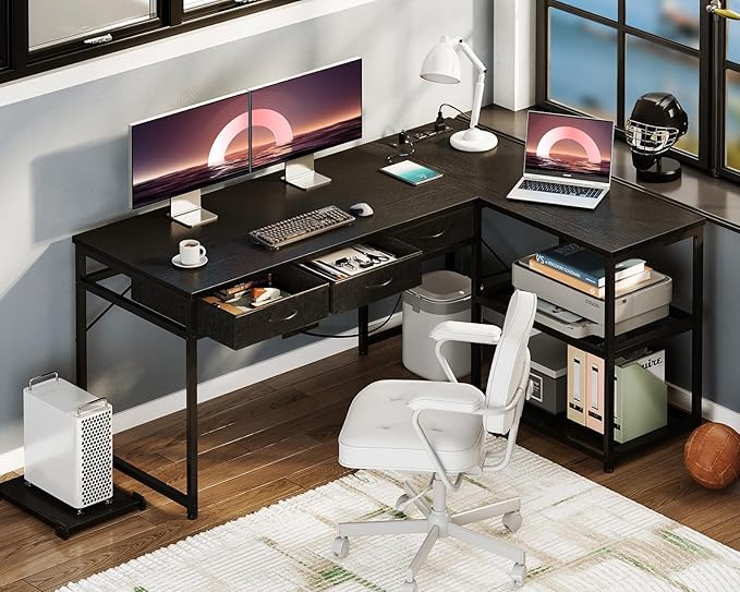 AODK 53 Inch L Shaped Computer Desk - Image 2