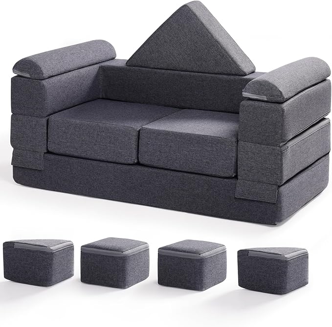ROBUD Kids Couch, DIY-Style & Washable Toddler Sofa - Image 4