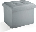 Ottoman Storage Ottoman Foot Rest Stool Foldable Bench by DOCVANIA