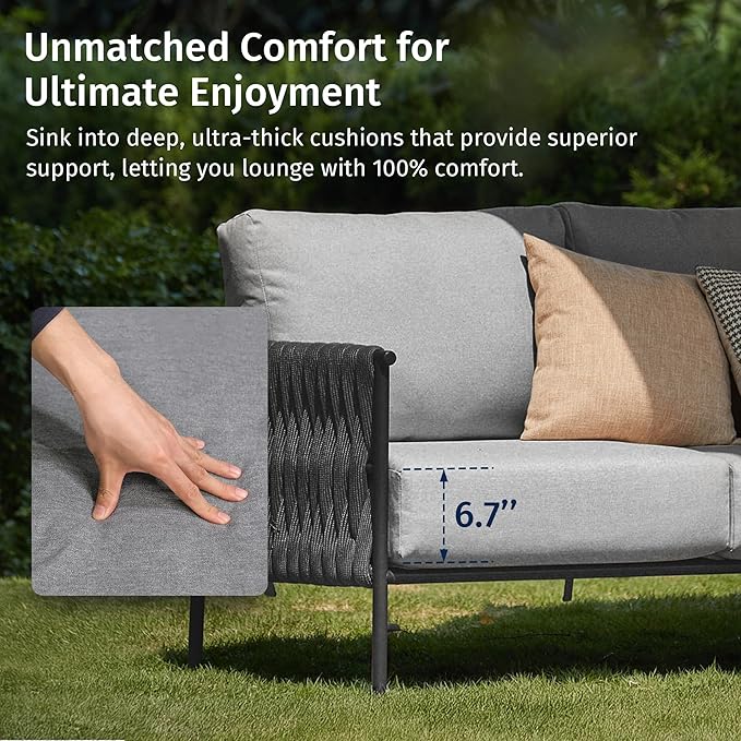 EAST OAK Outdoor Furniture | Life Chatter Loveseat | 2 Seater Sofa - Image 2