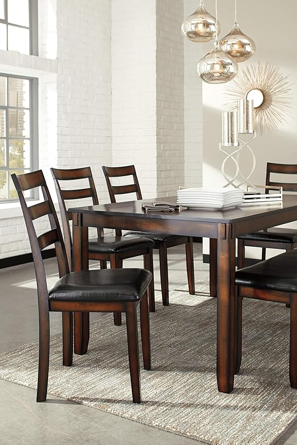 Signature Design by Ashley Coviar 6 Piece Dining Set, Includes Table, 4 Chairs - Image 7