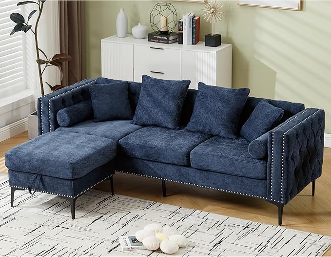 Ball & Cast 85" L Shaped Sectional Sofa by BallCast