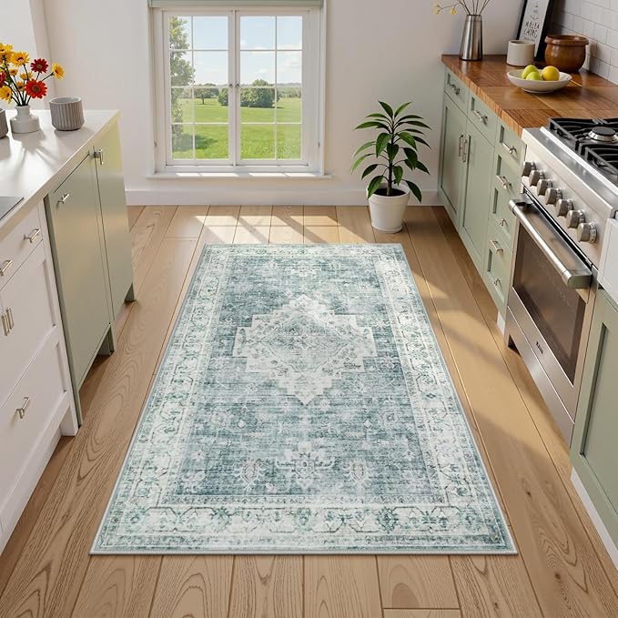 LIVEBOX Entryway Rug 3x5 Washable Area Rugs - Image 2