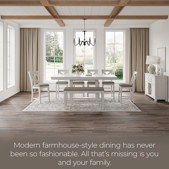 Signature Design by Ashley Robbinsdale Farmhouse Distressed Counter Height - Image 8