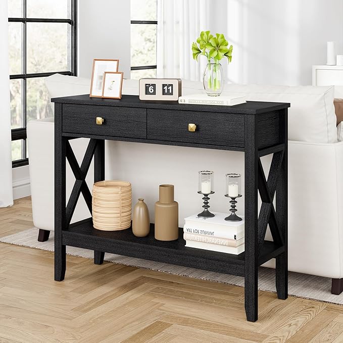 Console Table, Sofa Table 13.8" D x 39.37" W x 31.5" HEntryway Table - Image 4