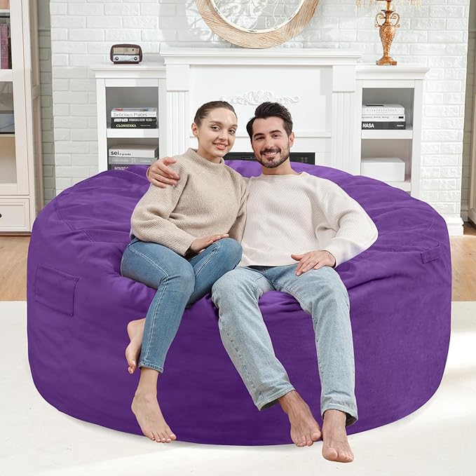 4FT Bean Bag Chair, Large Bean Bag Chairs - Image 2