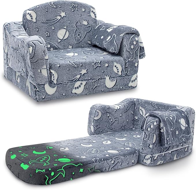 Comfy Toddler Couch and Chair for Kids by Airpanda