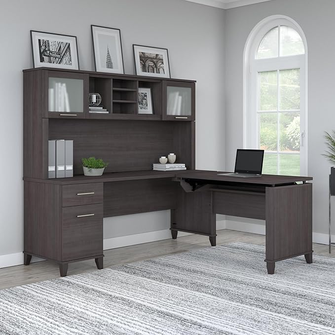 Bush Furniture Somerset 3 Position Sit to Stand L Shaped Desk - Image 4