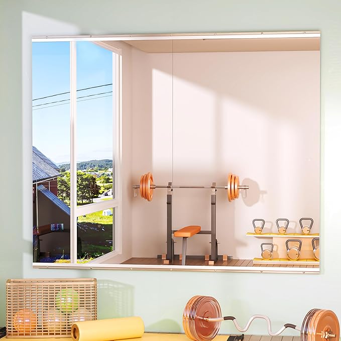 Hasipu Home Gym Mirror 48" L x 30" W by Whatssuitableisthebest