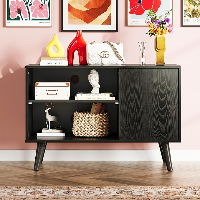WLIVE TV Stand for 40 Inch TVs, Small Entertainment Center - Image 9