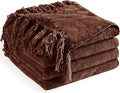 Chenille Throw Blanket for Couch 50"X 60", Soft Cozy Throws by LONGCREATE