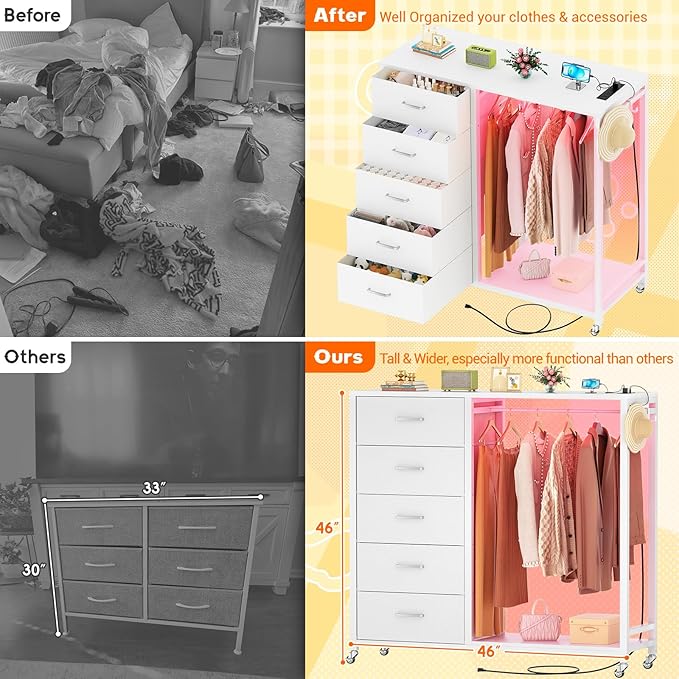 Cyclysio Dresser for Bedroom - Image 5
