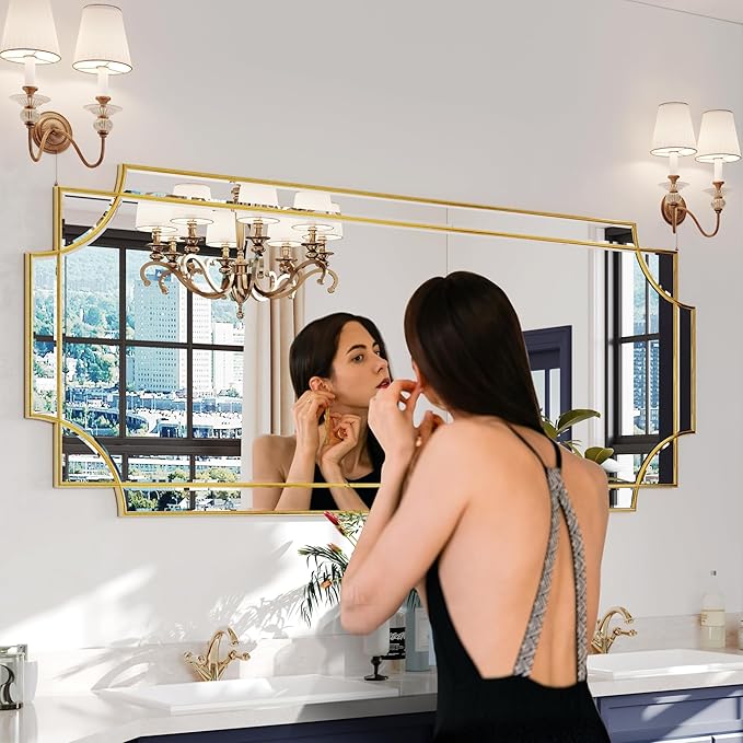 Kelly Miller Large Gold Full Length Mirror - Image 6