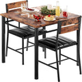 IRONCK Dining Table Set for 2, Small Kitchen Table by IRONCK