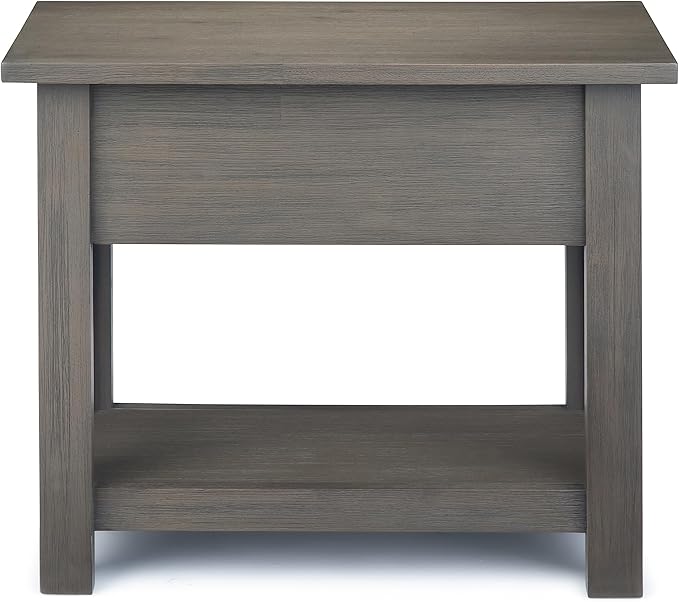 SIMPLIHOME Monroe SOLID ACACIA WOOD 14 inch Wide Rectangle Rustic Narrow Side - Image 10