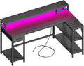 SUPERJARE 53 inch Reversible L Shaped Desk by SUPERJARE