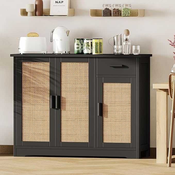 Irontar Kitchen Storage Cabinet, Sideboard Buffet Cabinet by Home