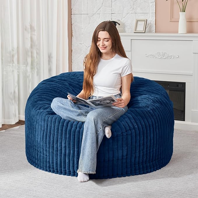 HABUTWAY 3FT Bean Bag Chair, Memory Foam Beanbag Chair by HABUTWAYMakeYourLifeComfortable