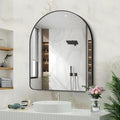 Arched Bathroom Mirror, Wall Mounted Mirror, Living Room, Hanging or Leaning by GLASHOM