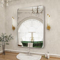 24x36 Inch Silver Bathroom Mirror by Mirrorartmirror