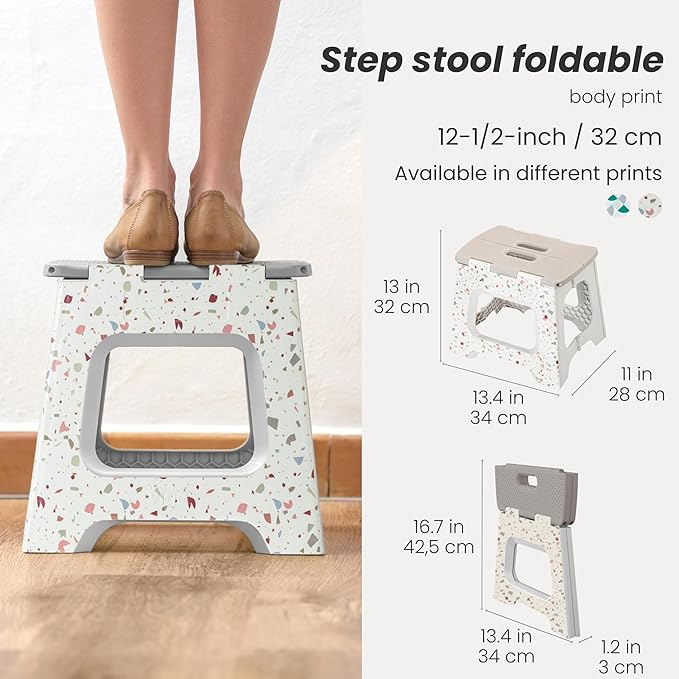 Vigar Compact Step Stool Foldable, 12-1/2-inch Step Stools - Image 2
