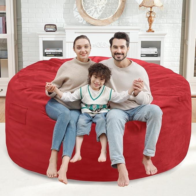 5FT Bean Bag Chair, Large Bean Bag Chairs - Image 2