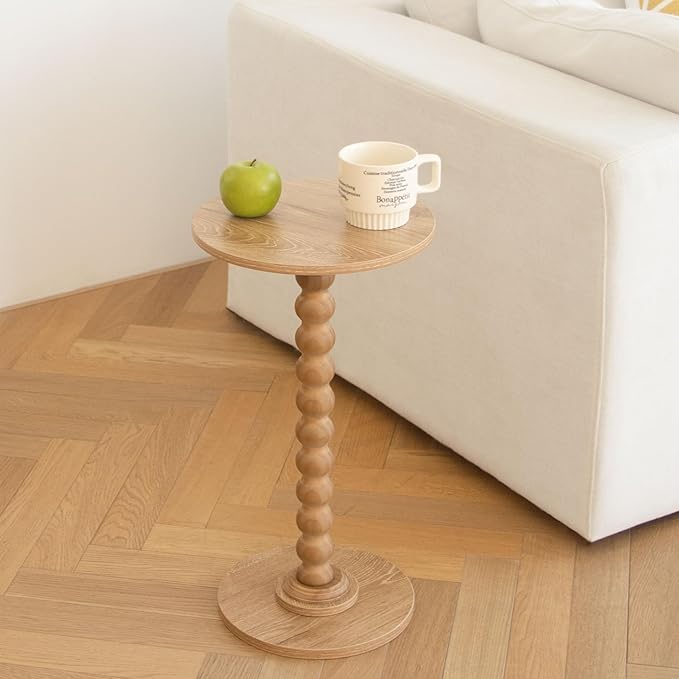 Small Side Table, Drink Table for Small Spaces, Modern Accent Table Martini - Image 2