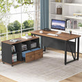 Tribesigns 55-Inch Executive Computer Desk by Tribesigns