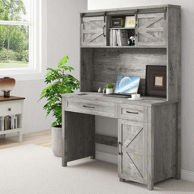 Farmhouse 47" Executive Desk, Computer Desk - Image 6