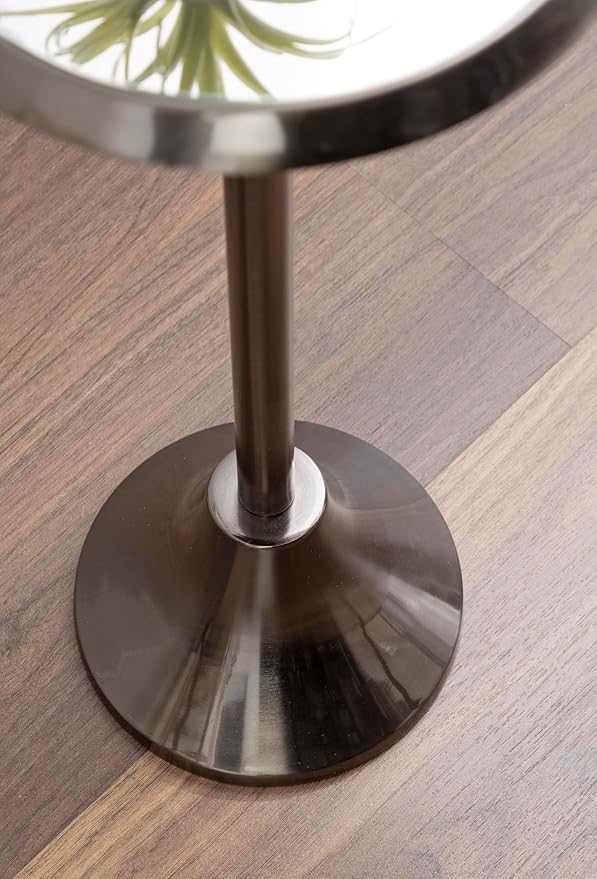 Kate and Laurel Sanzo Modern Pedestal Drink Table, Decorative End Table - Image 6