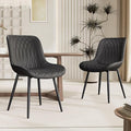 YOUNIKE Black Dining Chairs Set of 2 by YOUNIKE