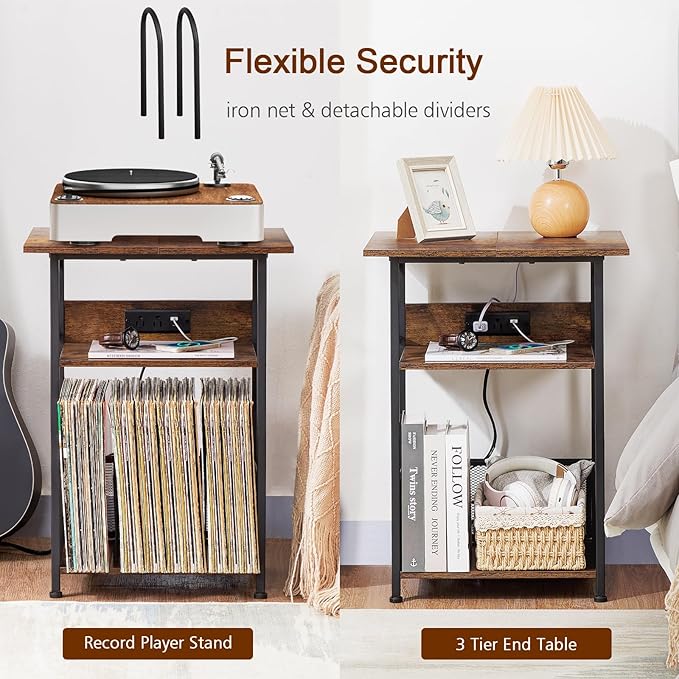 AMHANCIBLE Record Player Stand - Image 5