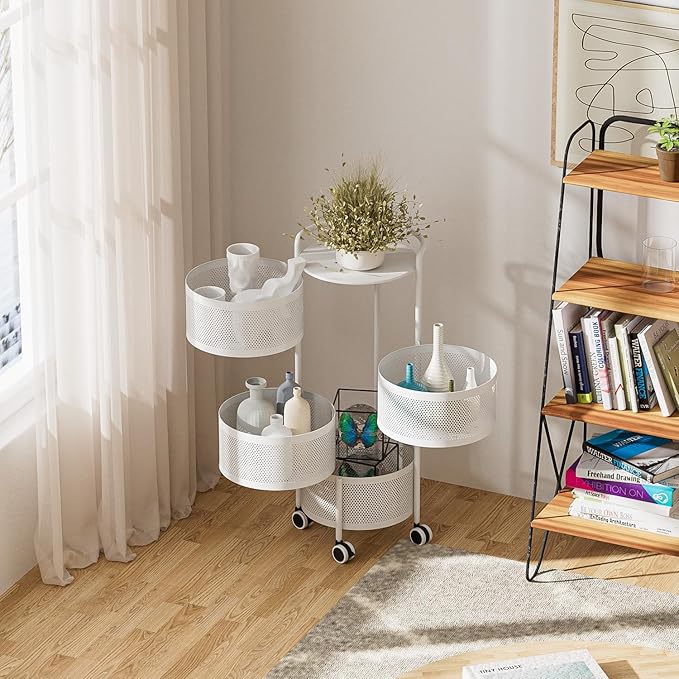 JAQ Rotating Storage Shelves Rack - Image 3