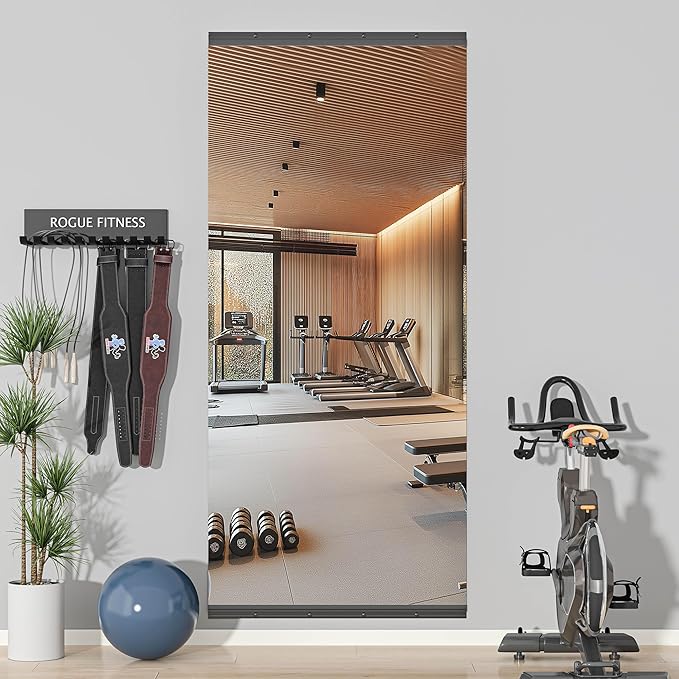 Hasipu 79''x35'' Home Gym Mirror Large Full Length Wall Mounted Full Body Mirror by Whatssuitableisthebest