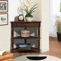 GDFStudio Trmxmbi 3 Tier Corner Console Table by GDFStudio