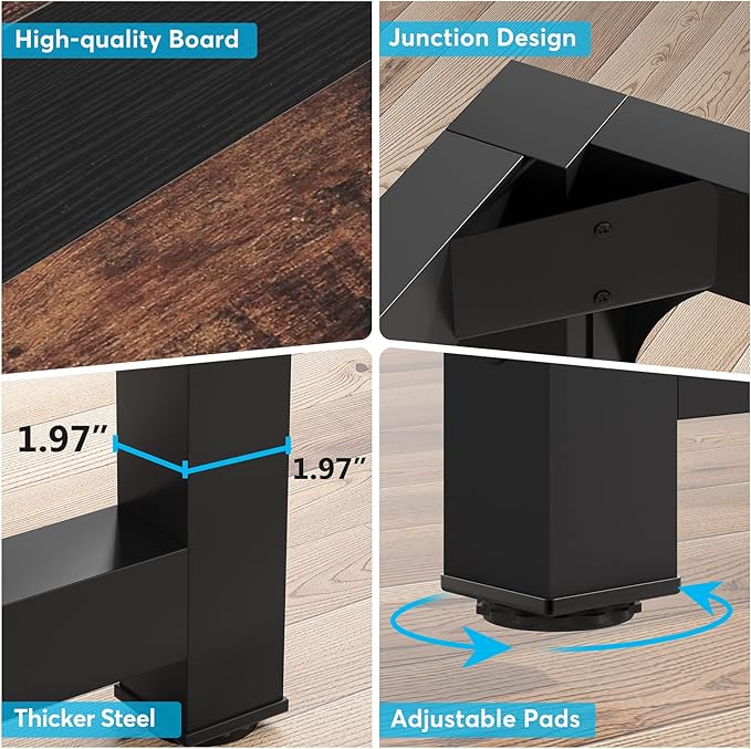 Tribesigns 70.8”Executive Desk, Large Office Computer Desk - Image 6