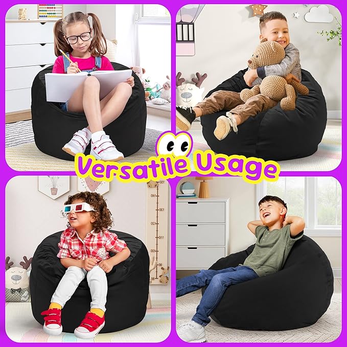 Hobestluk Bean Bag Chairs 2.5FT Bean Bag Chair - Image 5