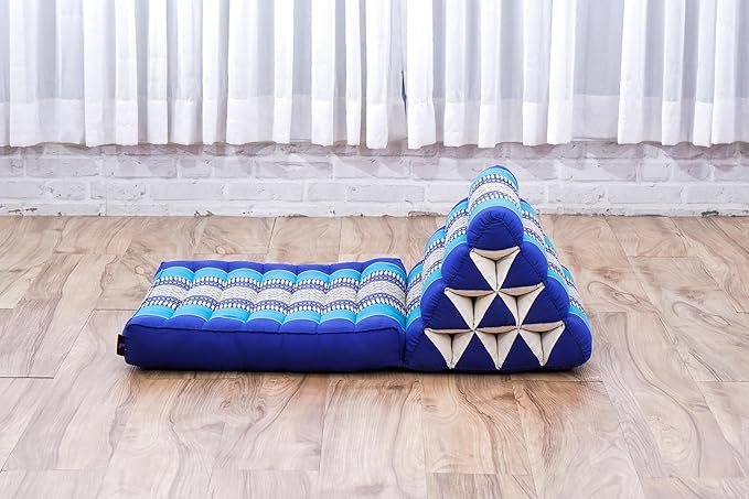 Leewadee 1-Fold Mat with Triangle Cushion – Comfortable TV Pillow, Foldable - Image 6